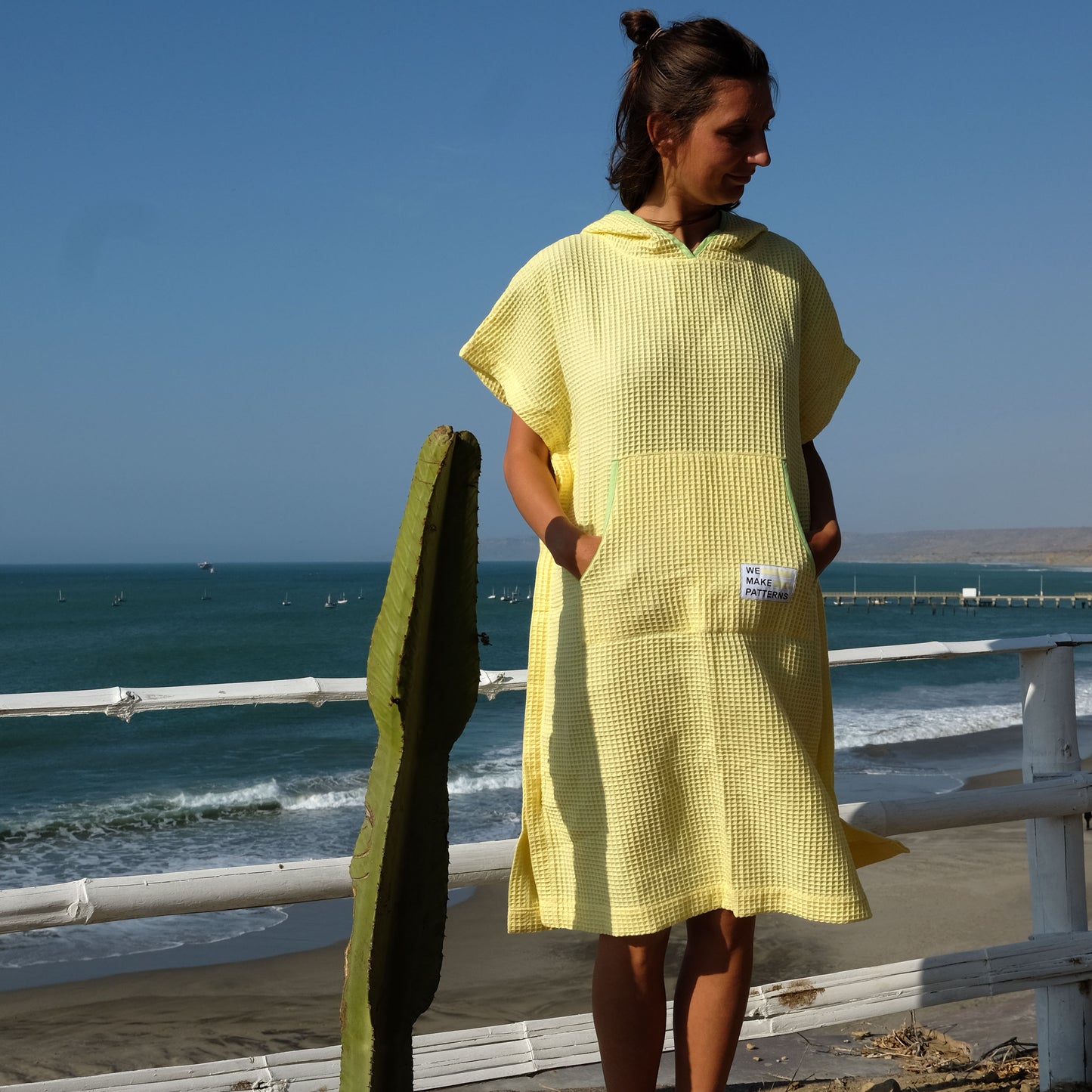 Handtuch Poncho Lemon