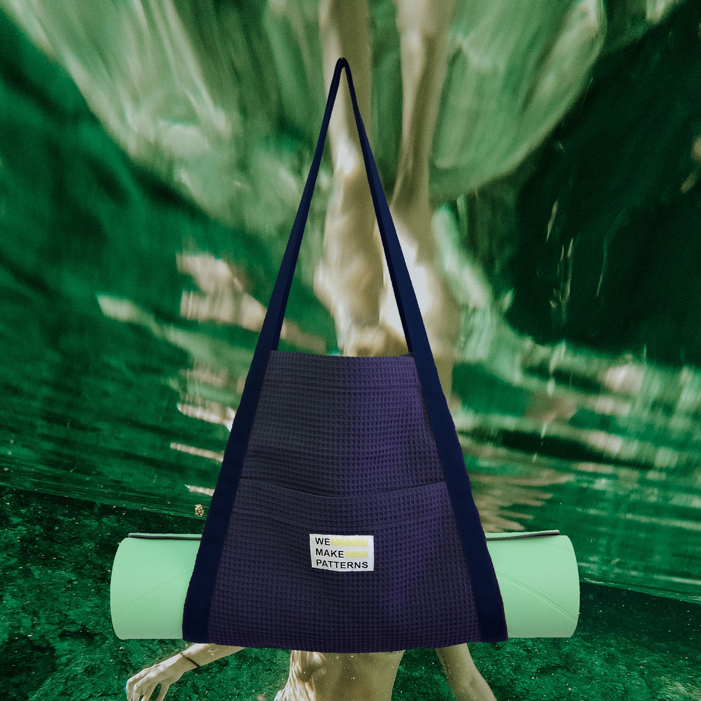 surf carrybag yogacarrybag yogatragetasche surftasche slowfashion tragehilfe für dein surfbrett blue blau