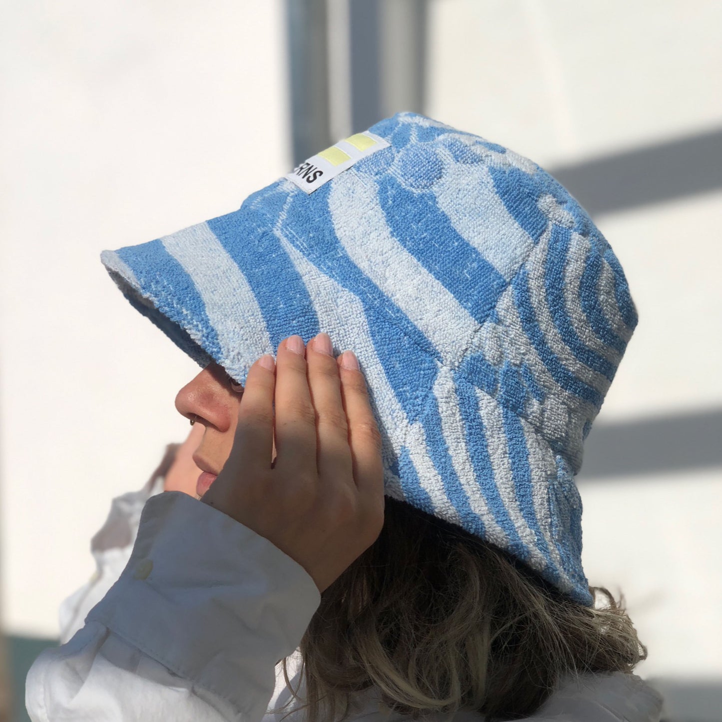 Towel Bucket Hat Blue
